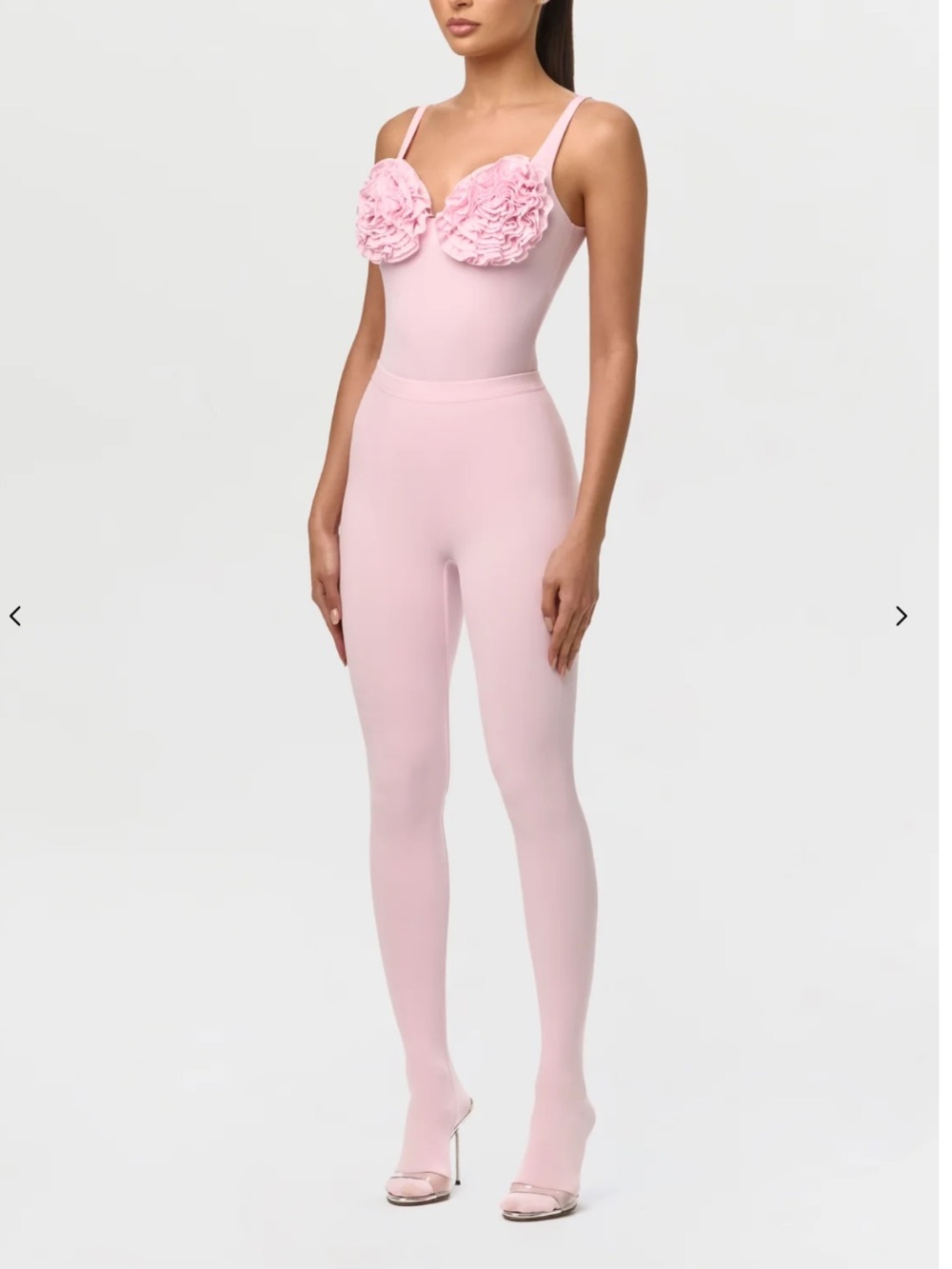 NAKED wardrobe ROSE TANK BODYSUIT size S + NAKED CLOSED TOE LEGGING sixze XS set